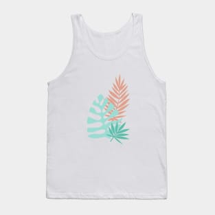 Island Tropical Leaves Tank Top